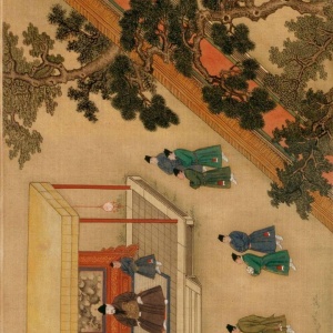 明宣宗行乐图
