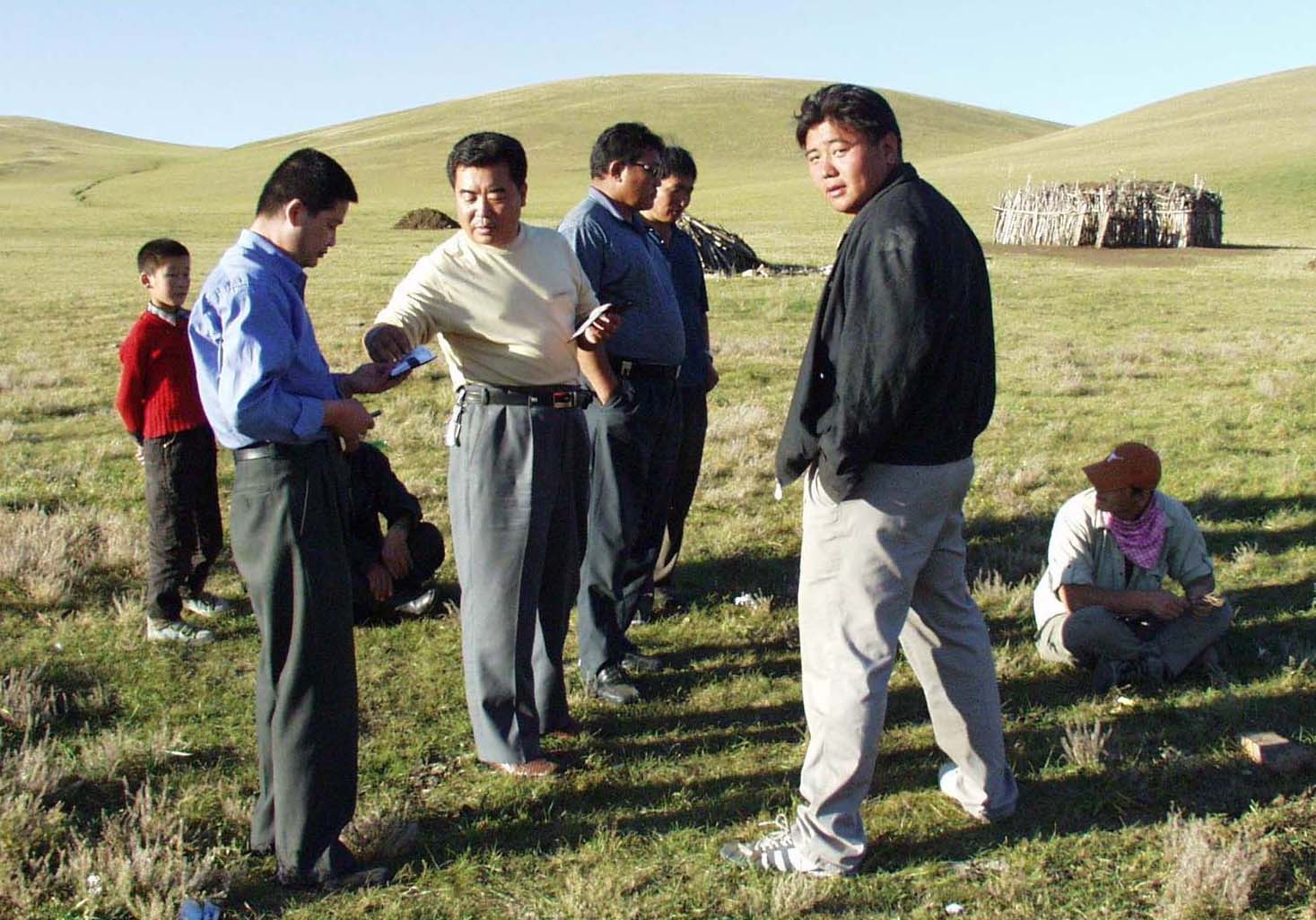 2003年   在美丽的乌珠穆沁草原上