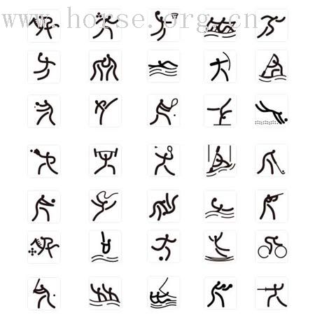 [转帖]北京2008年奧運會體育圖標