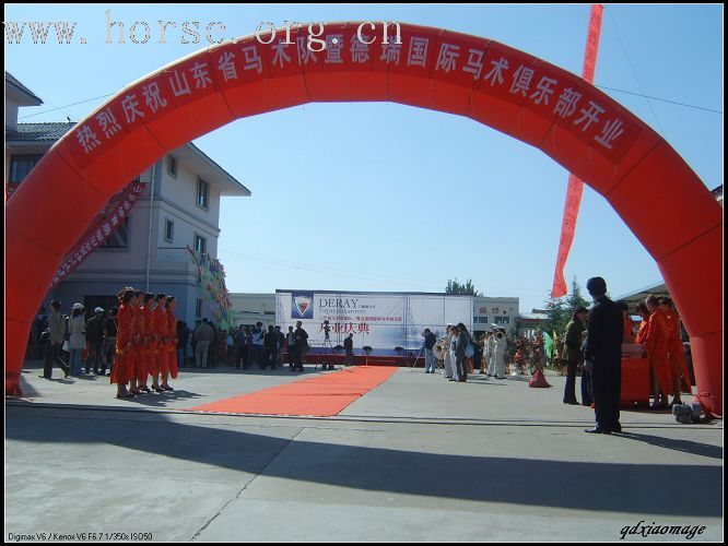 [贴图]热烈祝贺山东马术队成立！