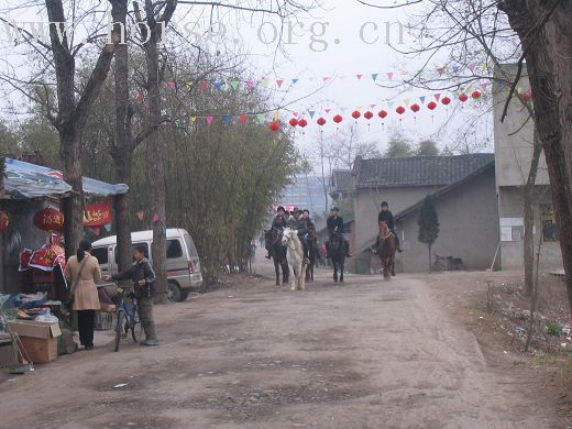 3月10日骑游洛带--百工堰活动汇报及采访过程