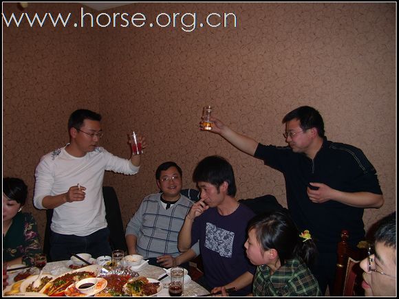 成都马友给重庆马友们接风
