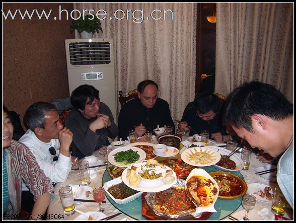 成都马友给重庆马友们接风