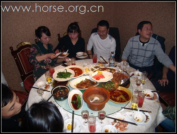 成都马友给重庆马友们接风
