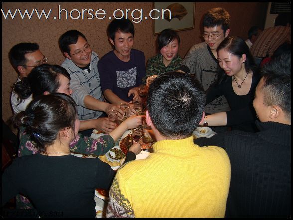 成都马友给重庆马友们接风