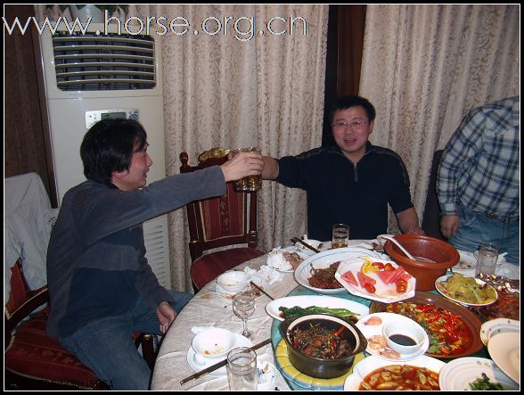 成都马友给重庆马友们接风