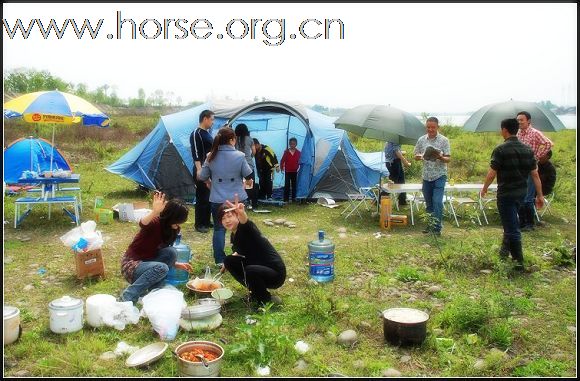 4月5号  周末我们一起骑马 野炊