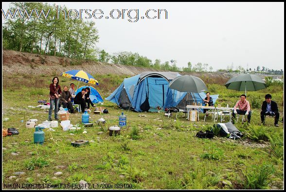 4月5号  周末我们一起骑马 野炊