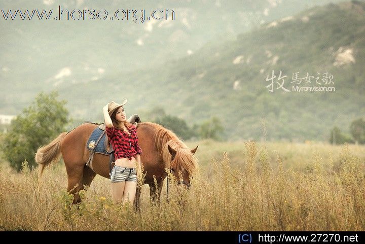 [贴图]骏马 美女 帅哥及马文化