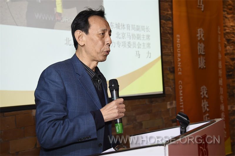 东城区体育局副局长、北京马术协会副主席马力先生发言.JPG