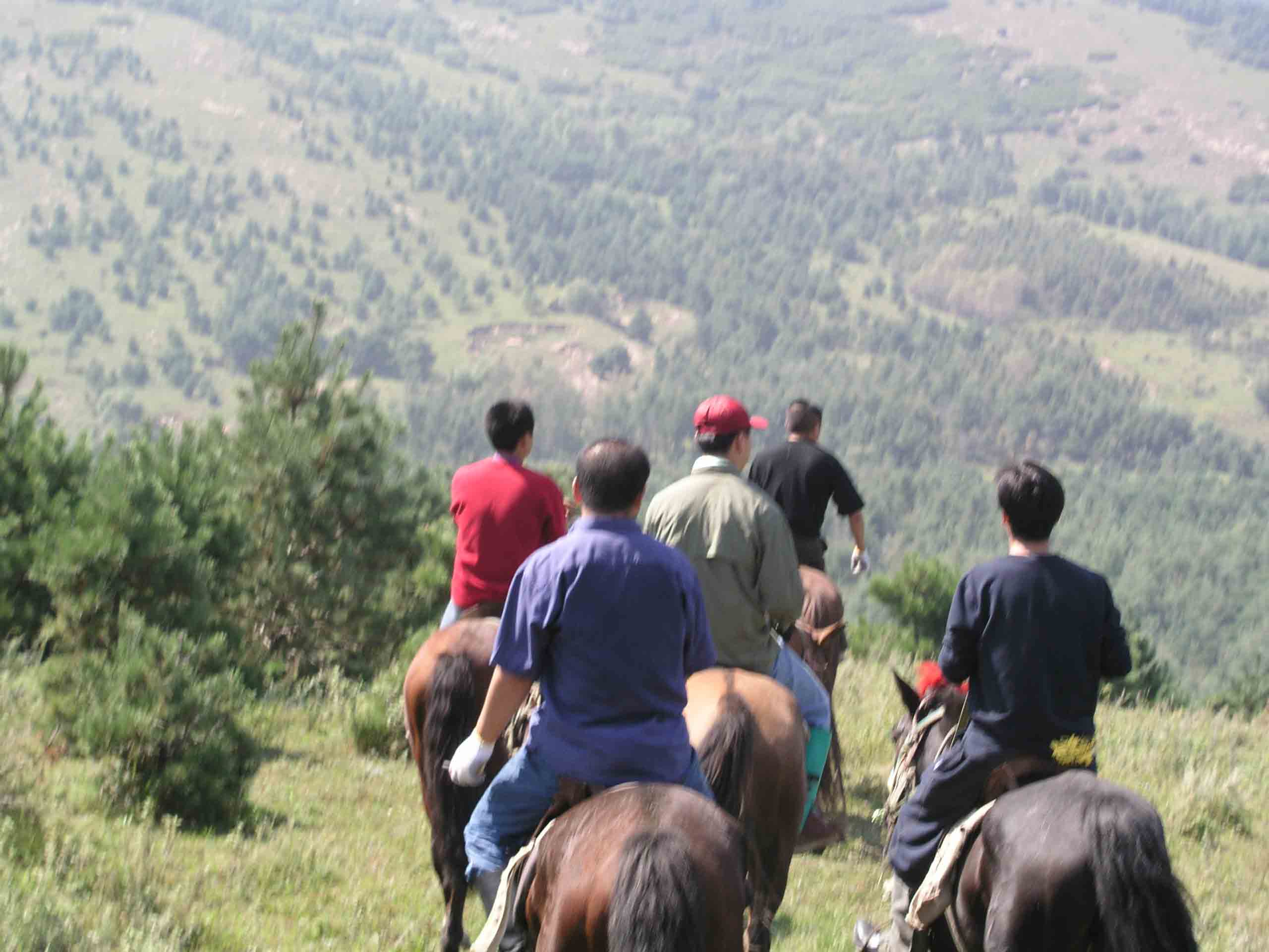 9月3日骑兵营探路登山照片