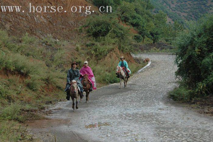 滇西北（中甸丽江泸沽湖）三人探险队－马不停蹄之5（环泸沽湖野骑）