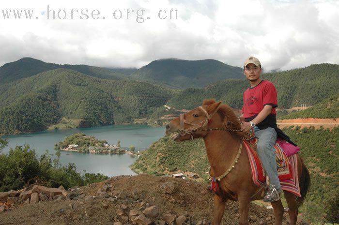 滇西北（中甸丽江泸沽湖）三人探险队－马不停蹄之5（环泸沽湖野骑）