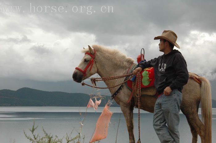 滇西北（中甸丽江泸沽湖）三人探险队－马不停蹄之5（环泸沽湖野骑）