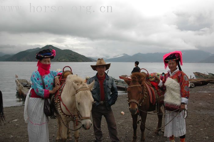 滇西北（中甸丽江泸沽湖）三人探险队－马不停蹄之5（环泸沽湖野骑）