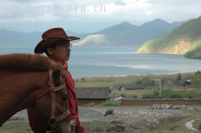 滇西北（中甸丽江泸沽湖）三人探险队－马不停蹄之5（环泸沽湖野骑）