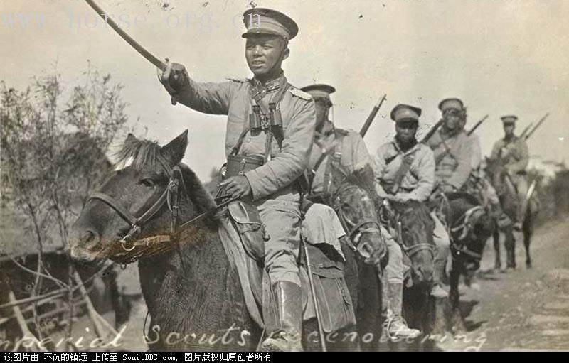 1911武昌起义革命军的骑兵照片