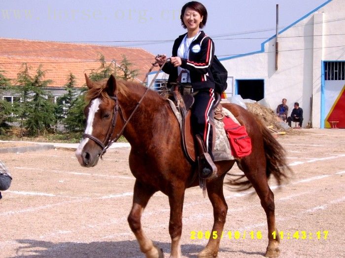 2007年第一次骑马
