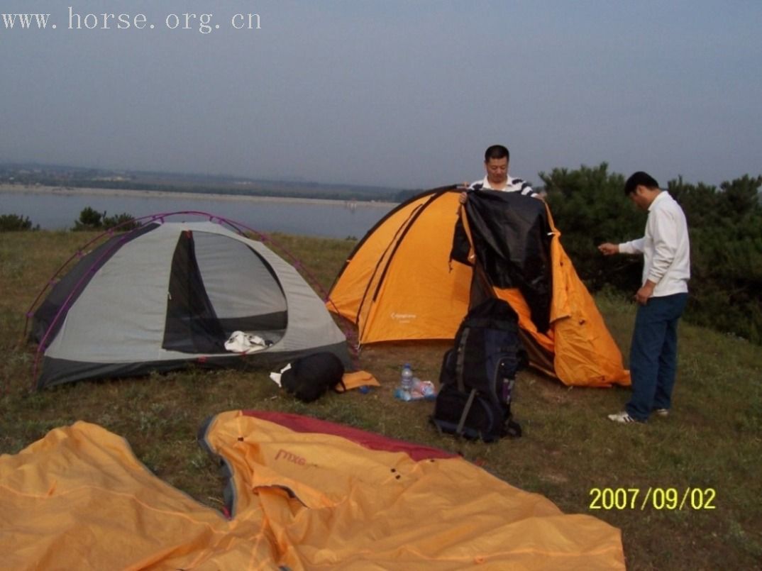 2007年9月1日夜，隋夜明妃扎营，看御夫座流星雨。