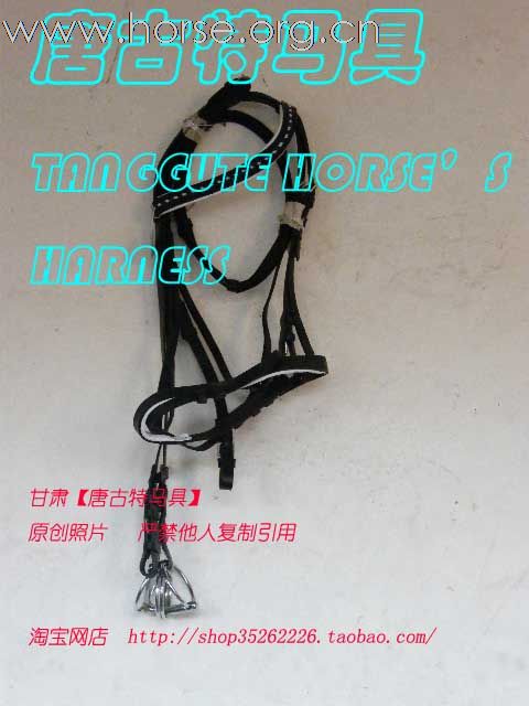 [贴图]进口水勒+皮缰+皮笼头 可调节  500元