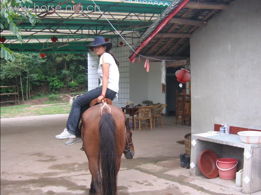 2008-8-10号︿◎悾嫣MM金龙骑马个人特写