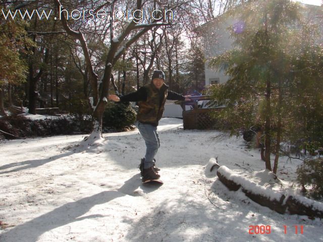 新年玩雪