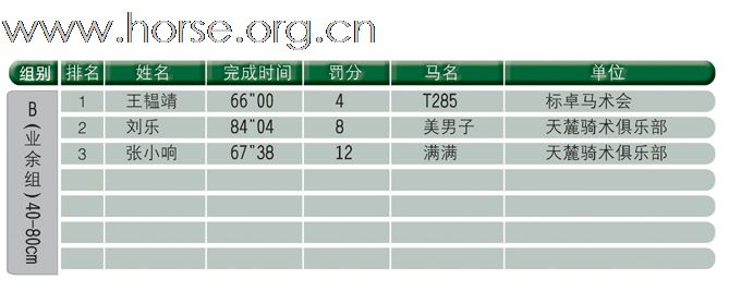 长假 品味EGUESTRIAN:2009天麓骑术场地障碍常规赛(重阳站)(一)