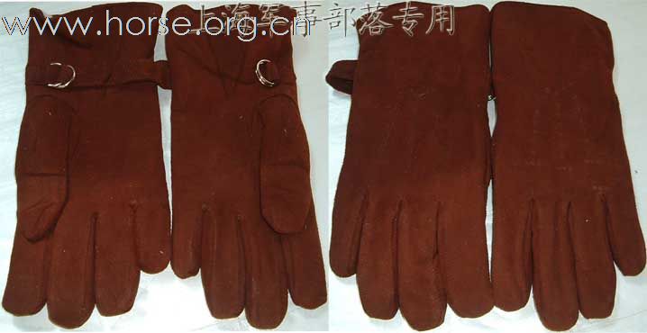 上两副军用马术手套(麓皮羊毛里 羊皮羊毛里各一款)
