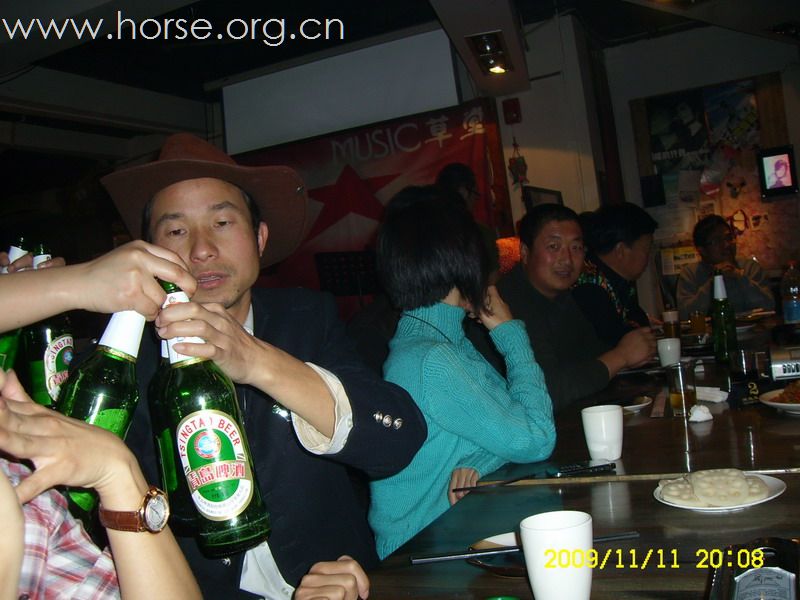 老朋友牛仔丁到京及光棍节会餐