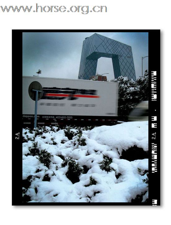 和雪版主之"瑞雪兆丰年":晓光手记"2009北京第一场雪"