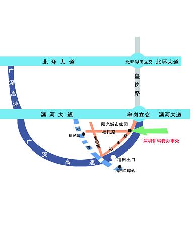 深圳伊玛特马具店驾车路线详细