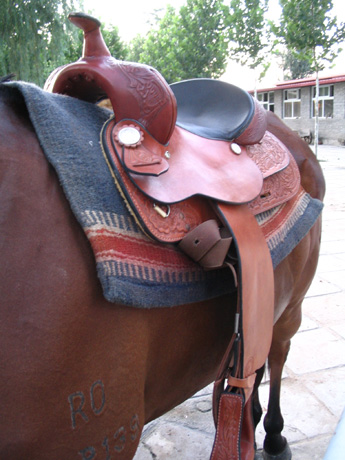 优惠转让美国名牌西部鞍，TAX TAN. 15inch.