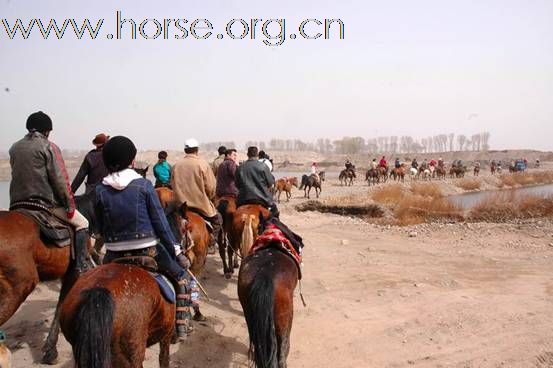 中国马友骑马环官厅水库150公里骑马大穿越