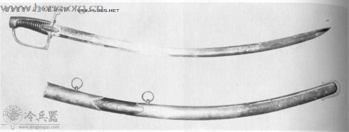 1728年-1907年西班牙骑兵部队装备的弯刀和直剑