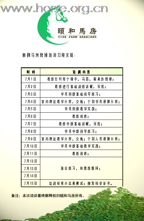 2010年7月颐和马房绕桶学习及交流