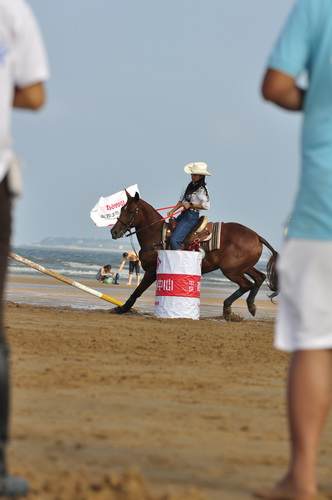 “中铁.青岛中心”杯2010年青岛全国沙滩马术绕桶及耐力赛圆满结束