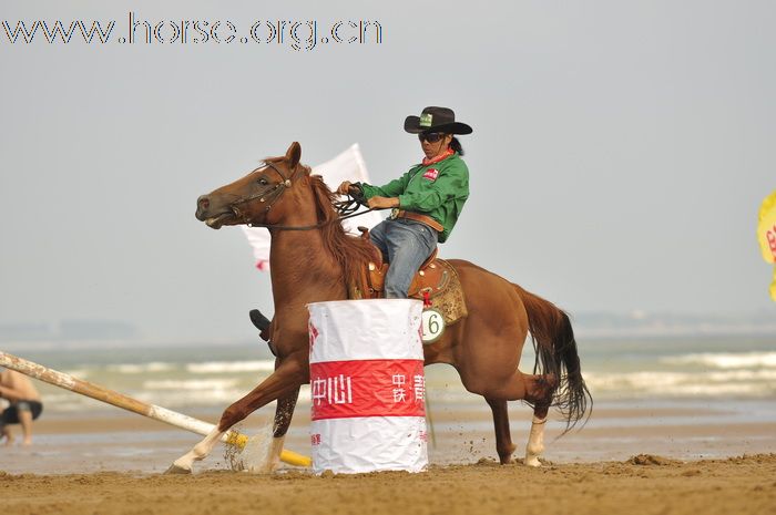 “中铁.青岛中心”杯2010年青岛全国沙滩马术绕桶及耐力赛圆满结束