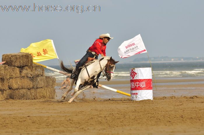 “中铁.青岛中心”杯2010年青岛全国沙滩马术绕桶及耐力赛圆满结束