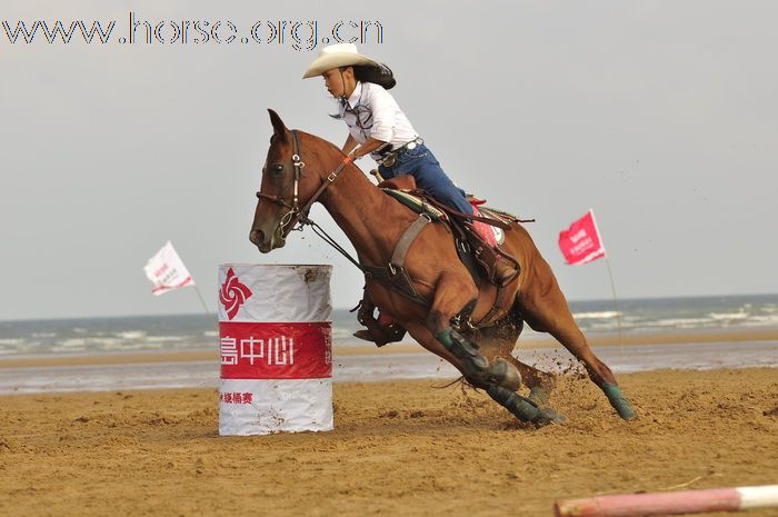 “中铁.青岛中心”杯2010年青岛全国沙滩马术绕桶及耐力赛圆满结束