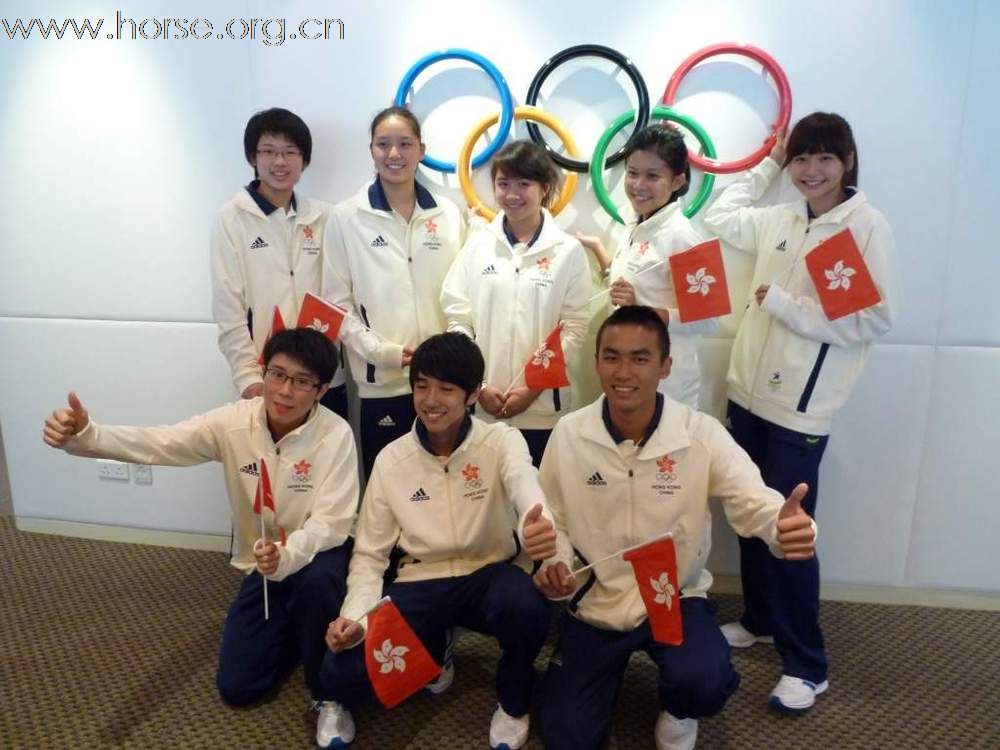 Jasmine Lai attended Flag Presentation ceremony for the 2010 Youth Olympic Games