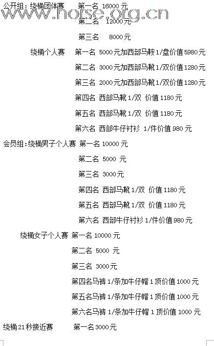 [公告]2011年全国西部马术绕桶巡回赛首站及场地障碍赛