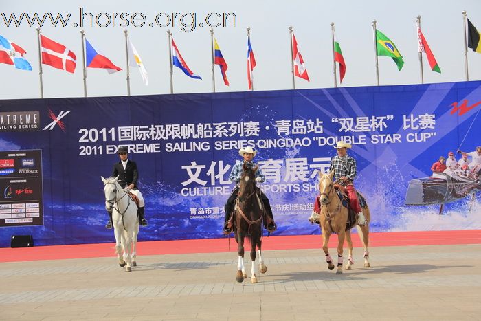 2011年4月17日青岛马协马术展示活动精彩图片（奥帆中心）