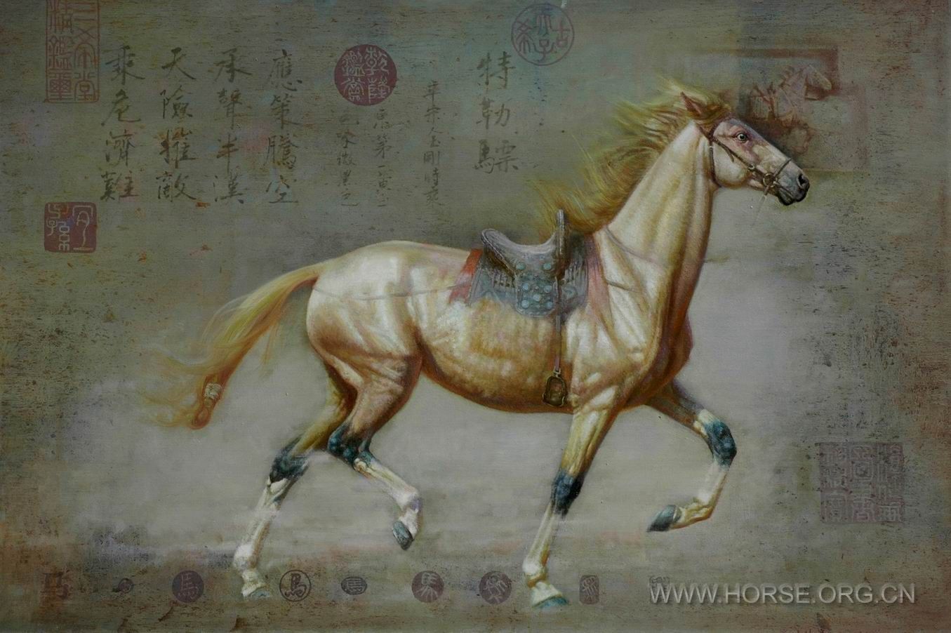 油画《马魂。唐太宗六骏之特勒骠》180X120CM。201004。DSC_7148.JPG