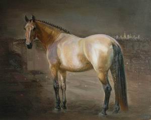油画《意象中的马NO2》100X80CM。2010。11。DSC_6053.JPG