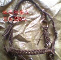 编花铜圈皮笼头350元.jpg